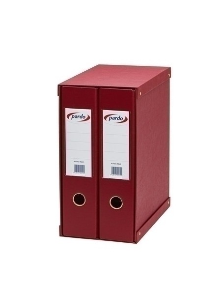 MODULO ARCHIVAD.PARDO FOR.PVC 2 Fº ROJO